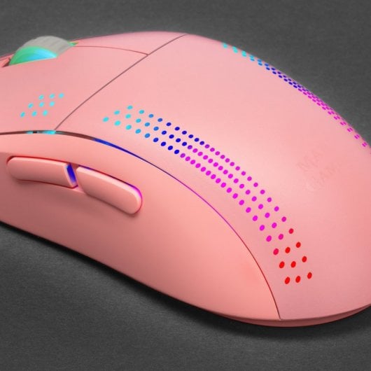 Mouse da gioco Mars Gaming MMPROP RGB 32000 DPI Rosa