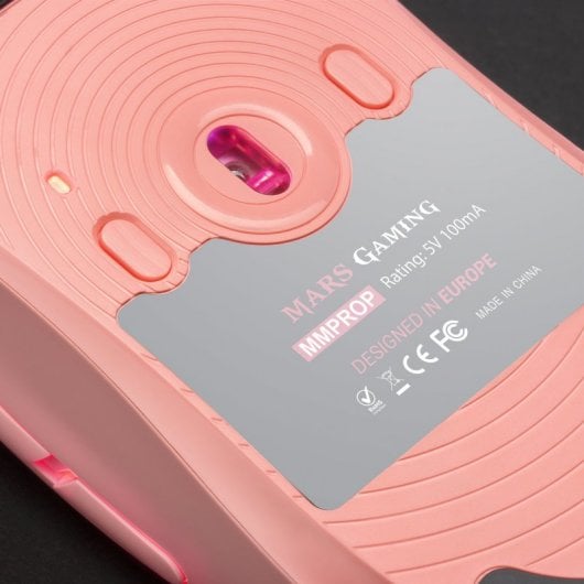 Mars Gaming MMPROP Ratón Gaming RGB 32000 DPI Rosa