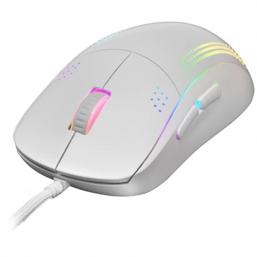 Mouse da gioco Mars Gaming MMPROW RGB 32000 DPI Bianco