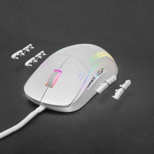 Mouse da gioco Mars Gaming MMPROW RGB 32000 DPI Bianco