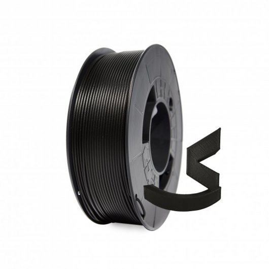 Winkle Bobina Filamento PLA HD 300gr 1.75mm Negro Azabache
