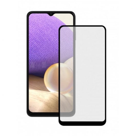 Mobile Tech Cristal Templado 9H Full Glue 2.5D Borde Negro para Galaxy A22 5G