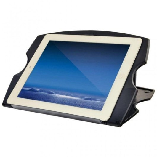 Soporte de mesa para portátil Desq hasta 15 pulgadas 6 ángulos Negro