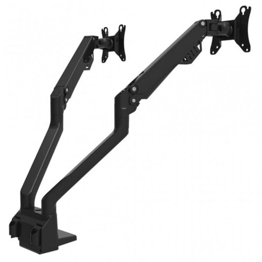 NewStar Soporte Doble Brazo para Monitor 10"/32" VESA 100x100mm Máx 8Kg Negro