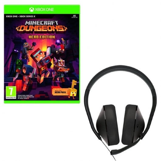 Minecraft Dungeons: Hero Edition Xbox Series X/One + Wired Stereo Headset
