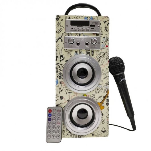Biwond JoyBox Altavoz Karaoke Bluetooth 10W Guitarras + Micrófono