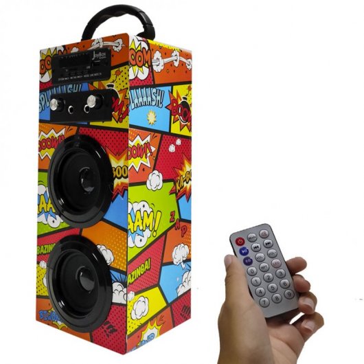 Biwond JoyBox Altavoz Karaoke Bluetooth 10W Comic + Micrófono
