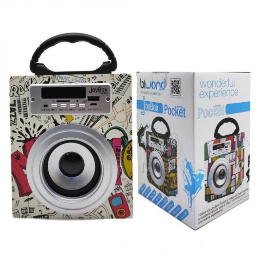 Biwond JoyBox Pocket Mini Altavoz Bluetooth 5W Guitarras