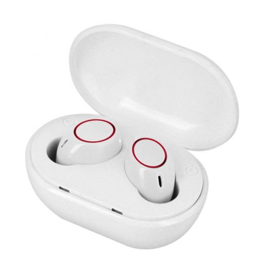 E-Nuc TWS A2 Auriculares Bluetooth Rojo/Blanco
