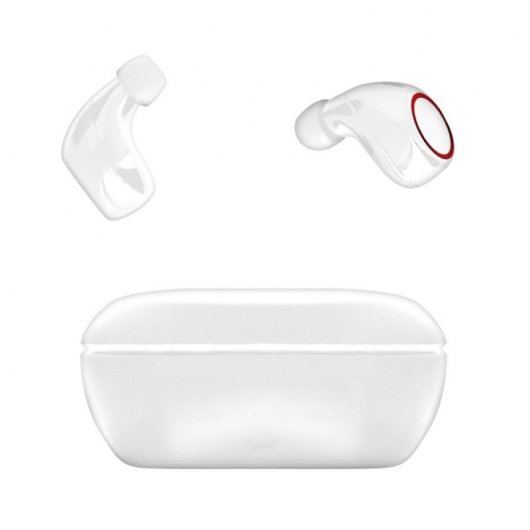 E-Nuc TWS A2 Auriculares Bluetooth Rojo/Blanco