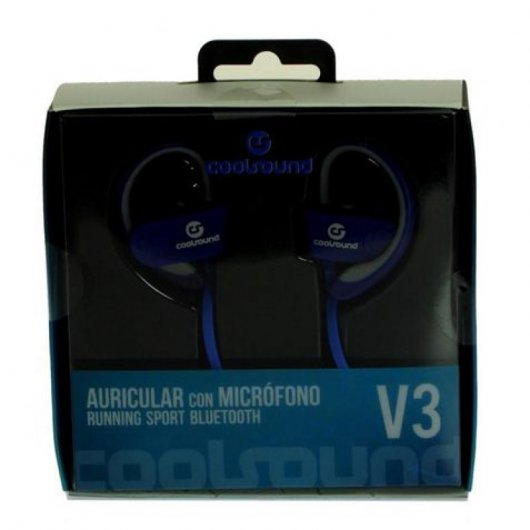 CoolSound Running Sport V3 Auriculares Bluetooth Azul