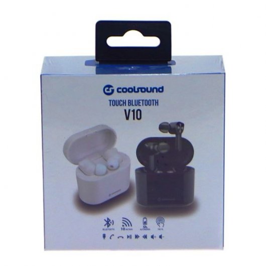 Coolsound TWS V10 Touch Auriculares Bluetooth Negro