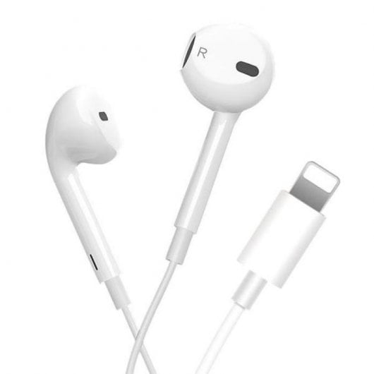 XO EP13 Auriculares Lightning Blanco