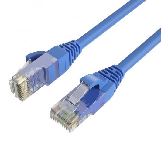 Max Connection Pack 2 Cables de Red UTP Cat.6 24AWG 7.5m + 15 Bridas Colores Surtidos