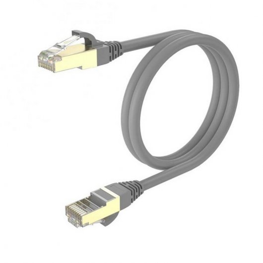 Max Connection Pack 2 Cables de Red F/STP RJ45 Cat.7 24AWG 3m + 15 Bridas Colores Surtidos