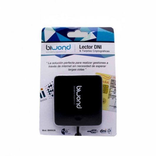 Biwond BW0028 Lector DNI 3.0 y Tarjetas Criptográficas