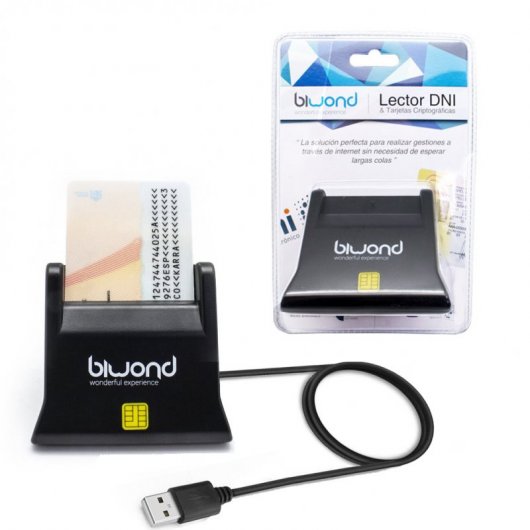 Biwond BW0025 Lector DNI 3.0 y Tarjetas Criptográficas