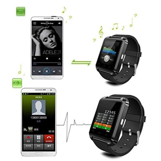 E-Nuc U8 SmartWatch Negro