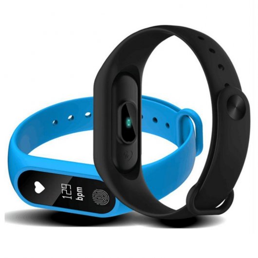 E-Nuc M2 Pulsera de Actividad Azul
