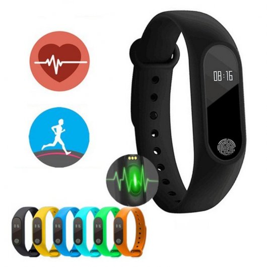 E-Nuc M2 Pulsera de Actividad Azul