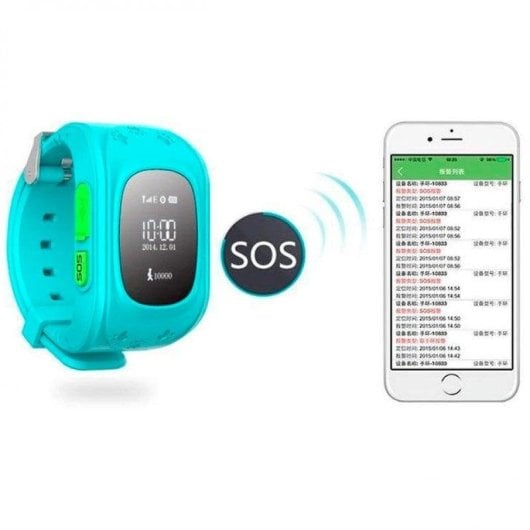 E-Nuc G36 Security GPS Reloj Infantil Verde