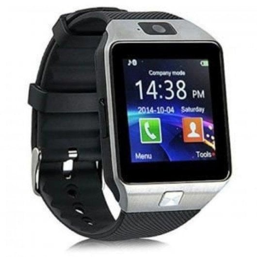 E-Nuc DZ09 SIM SmartWatch Plata/Negro