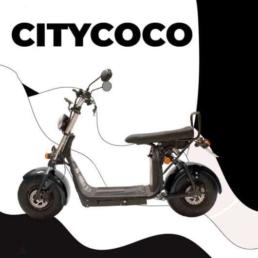 CityCoco Matriculable (II) Scooter Eléctrica Matriculable Negro