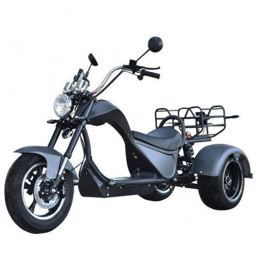 CityCoco Cobra S3 Scooter Eléctrica Matriculable 3 Ruedas 4000W/24AH Negra