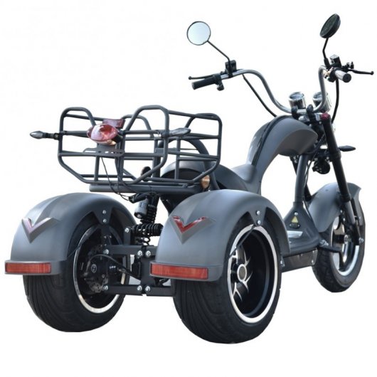 CityCoco Cobra S3 Scooter Eléctrica Matriculable 3 Ruedas 4000W/24AH Negra