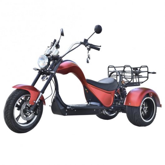 CityCoco Cobra S3 Scooter Eléctrica Matriculable 3 Ruedas 4000W/24AH Roja