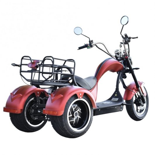 CityCoco Cobra S3 Scooter Eléctrica Matriculable 3 Ruedas 4000W/24AH Roja