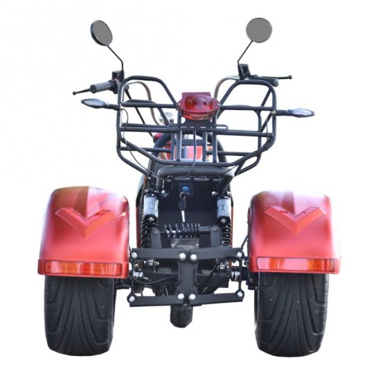 CityCoco Cobra S3 Scooter Eléctrica Matriculable 3 Ruedas 4000W/24AH Roja