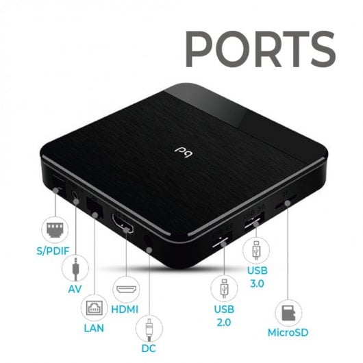Biwond HomeBox Pro Android TV Box 32GB con Teclado Inalámbrico