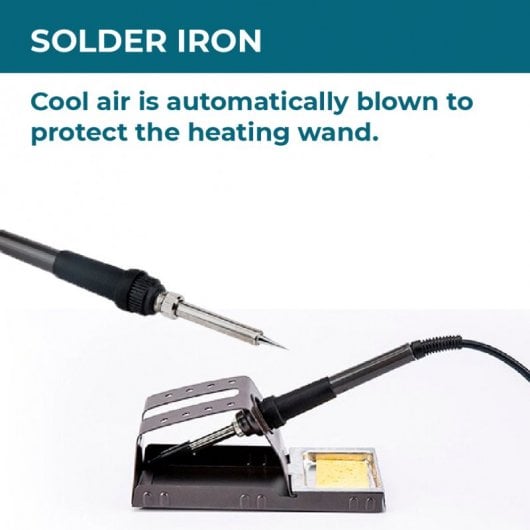 Baku 603D+ Estación de Soldadura + Pistola de Aire Caliente 800W