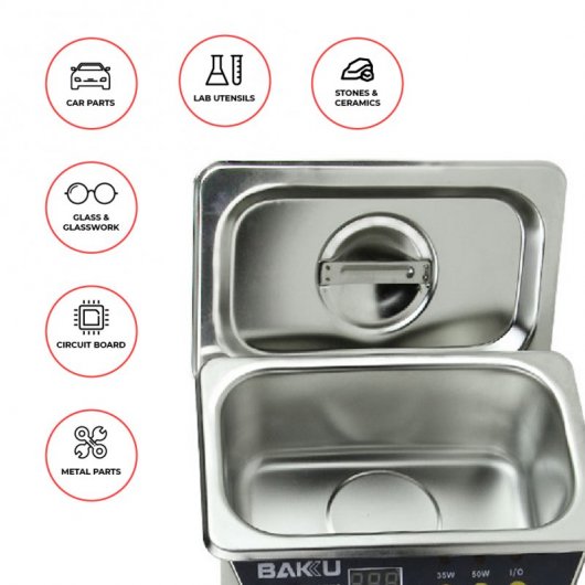 Baku-3550 Limpiador de Metales por Ultrasonidos