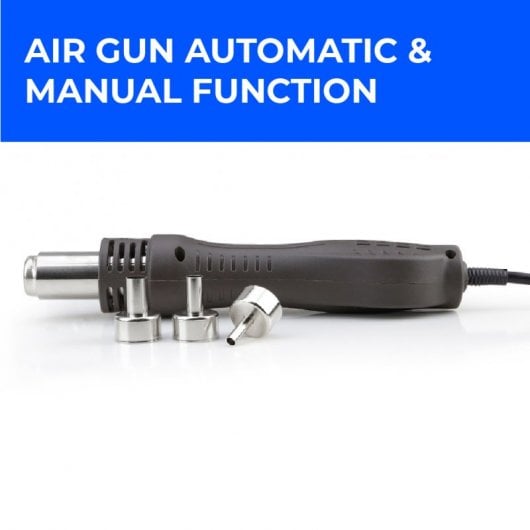 Baku-878L2 Estación Soldadura + Pistola Aire Caliente 700W