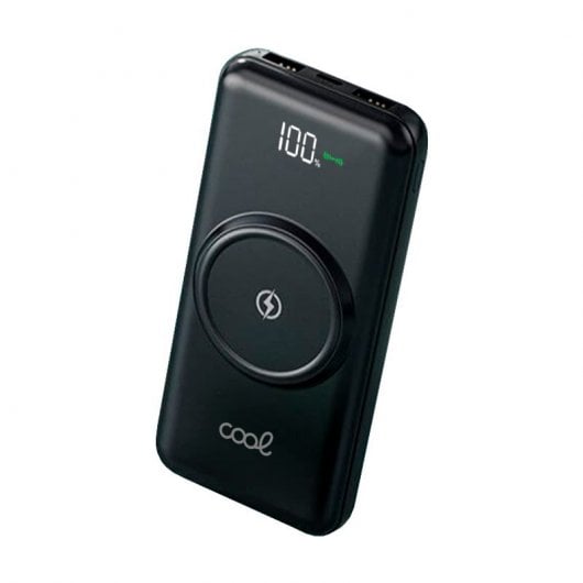Cool Powerbank 10.000 mAh 4 Conexões + Carga Sem Fios Preto