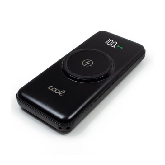 Cool Powerbank 10.000 mAh 4 Conexões + Carga Sem Fios Preto