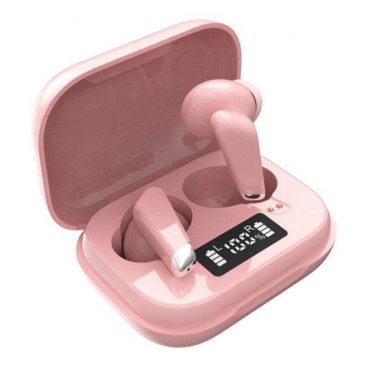 Cool Urban Auriculares Bluetooth LCD Rosa