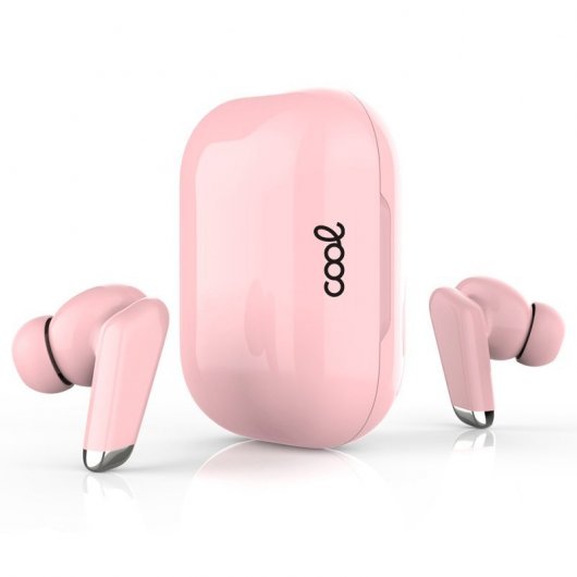 Cool Urban Auriculares Bluetooth LCD Rosa