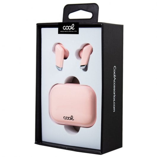 Cool Urban Auriculares Bluetooth LCD Rosa