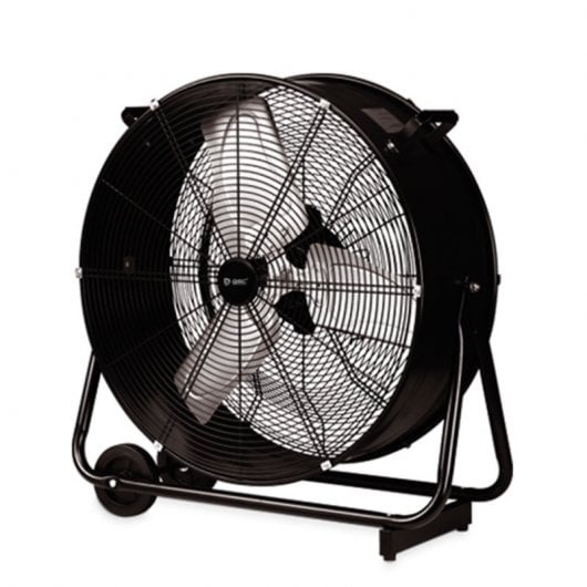 Garsaco Ventoinha Industrial com Rodas 250W Preta