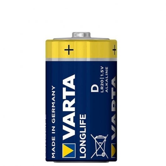 Varta Longlife Pack 6 Piles Alcalines D LR20