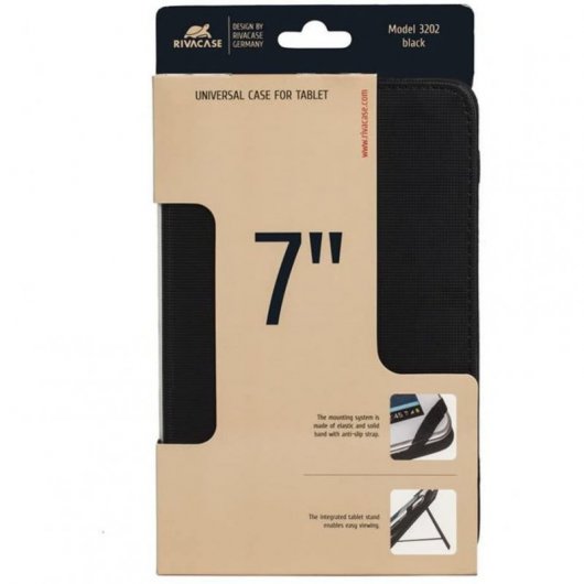 Rivacase Funda para Tablet Universal 7" Negro