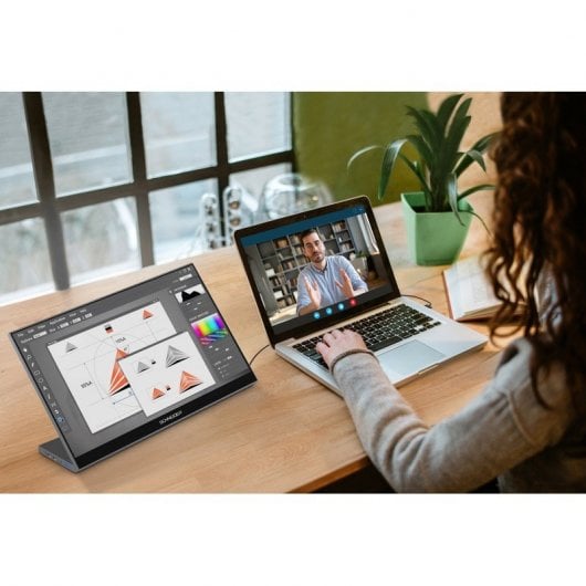 ​SCHNEIDER CONSUMER PM1F SC16- LED display 39,6 cm (15.6") 1920 x 1080 pixels Full HD Gris