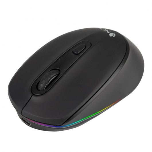 NGS Smog-RB Ratón Wireless RGB Multidispositivo Negro