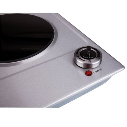 Jata V531 Placa Eléctrica 1200W Acero Inoxidable