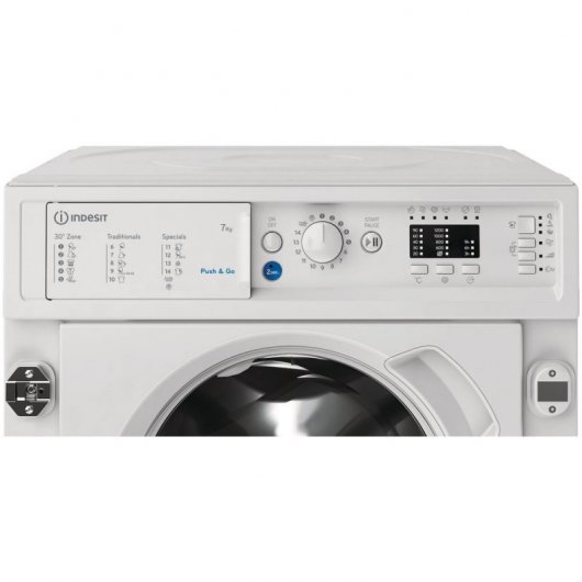 Indesit BI WMIL 71252 EU N Lavadora de Carga Frontal Integrable 7Kg E