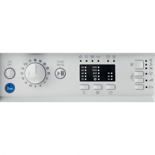 Indesit BI WMIL 71252 EU N Lavadora de Carga Frontal Integrable 7Kg E