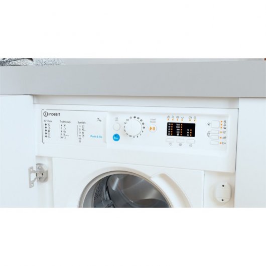 Indesit BI WMIL 71252 EU N Lavadora de Carga Frontal Integrable 7Kg E